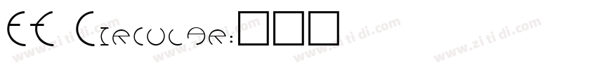 EF Circular字体转换